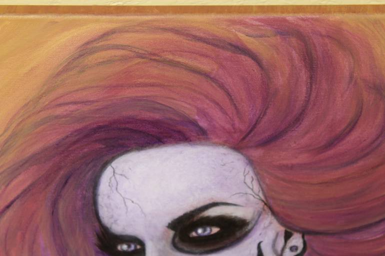 Original Abstract Women Painting by Krystal Gray
