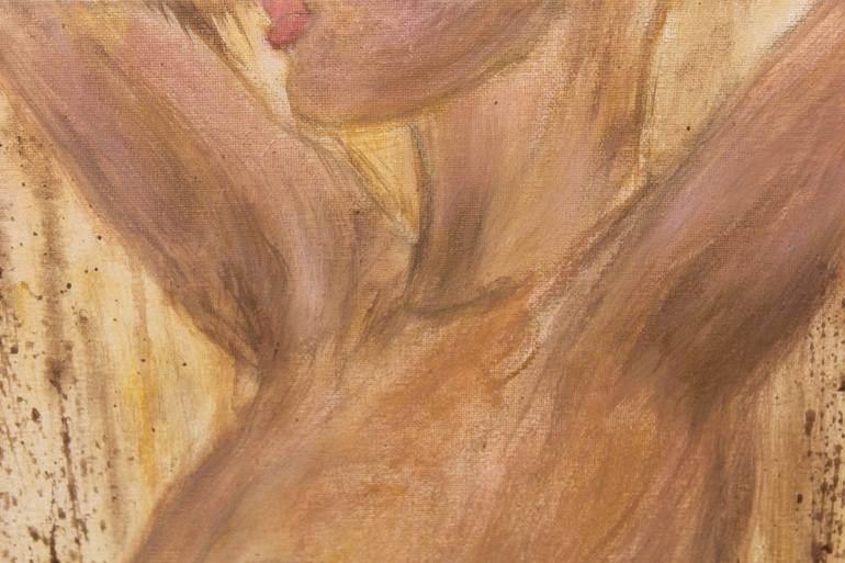 Original Abstract Nude Painting by Krystal Gray
