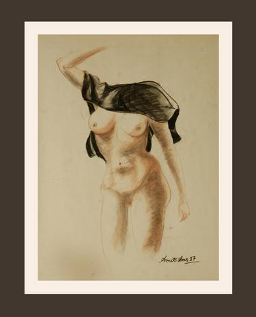 Print of Abstract Body Drawings by Amit Das