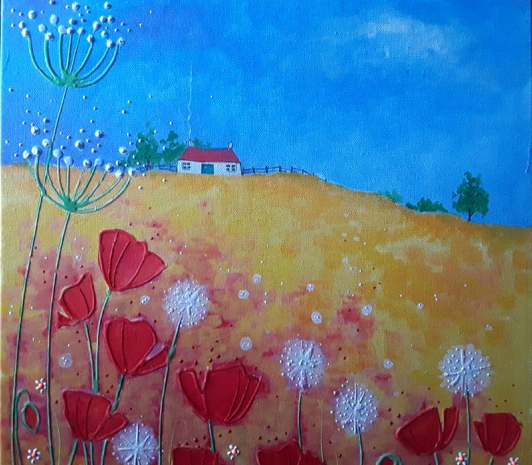 Original Impressionism Landscape Painting by Angie Livingstone
