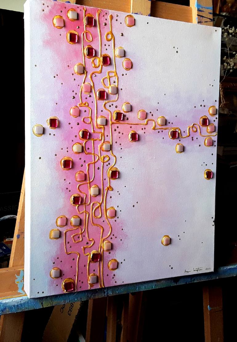 Original Abstract Painting by Angie Livingstone