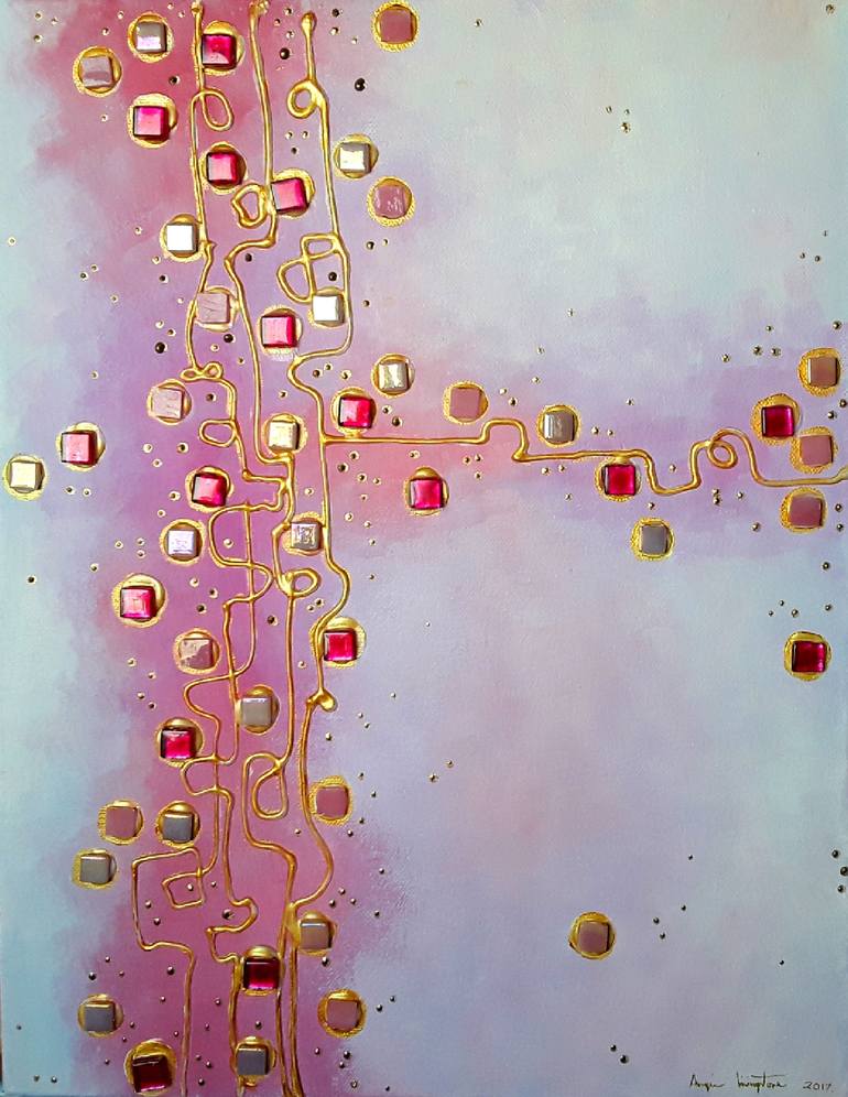 Original Abstract Painting by Angie Livingstone