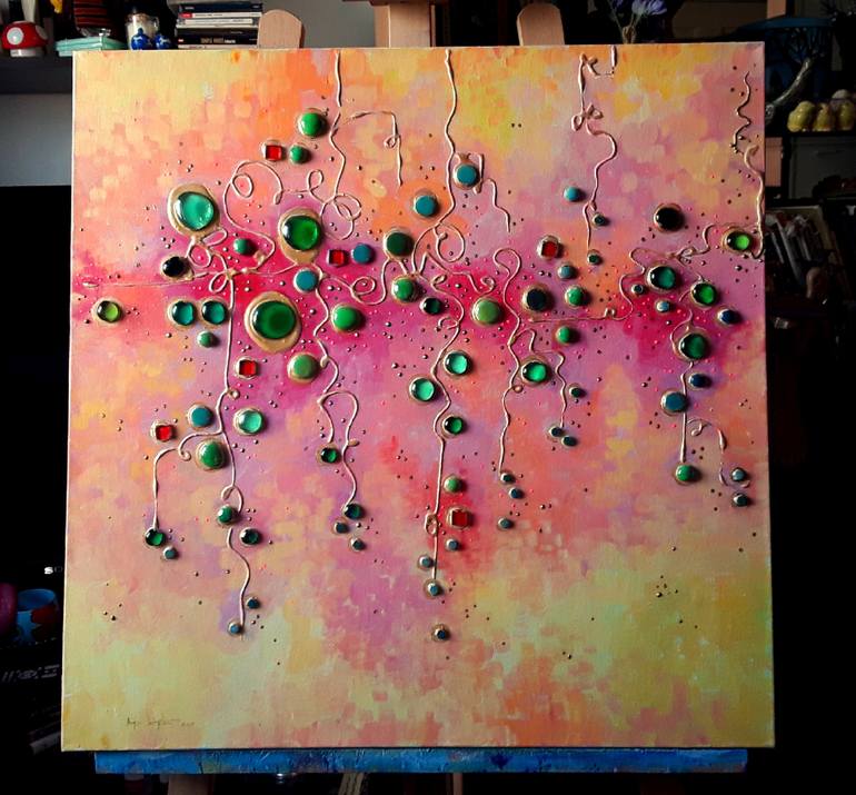 Original Abstract Painting by Angie Livingstone