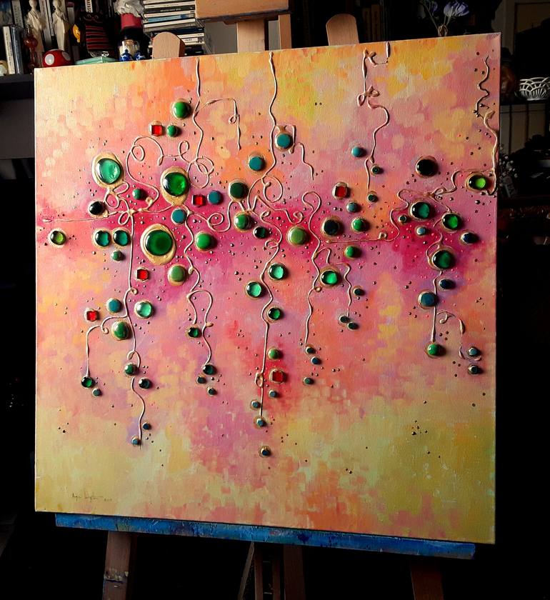 Original Abstract Painting by Angie Livingstone