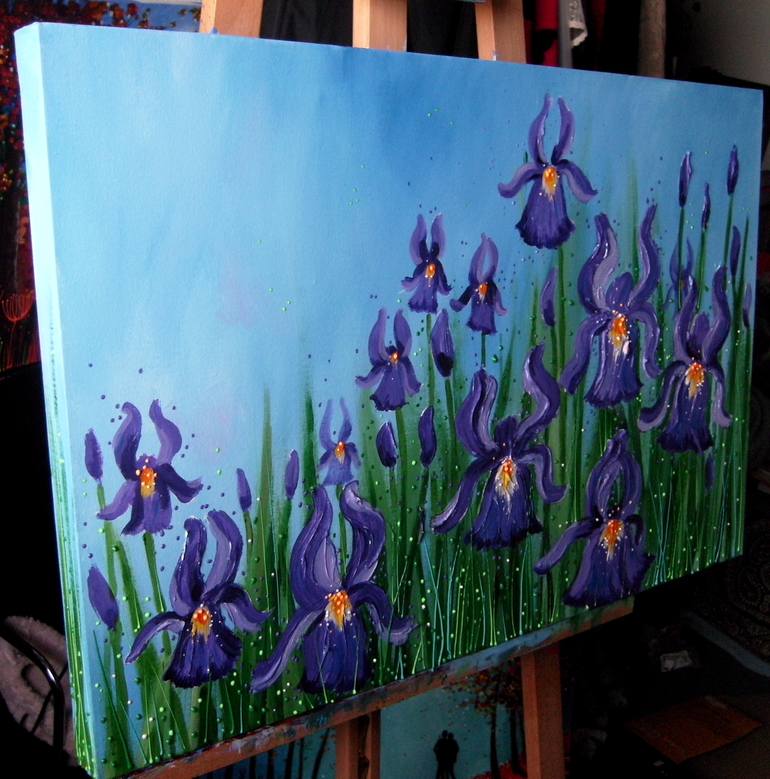 Original Floral Painting by Angie Livingstone