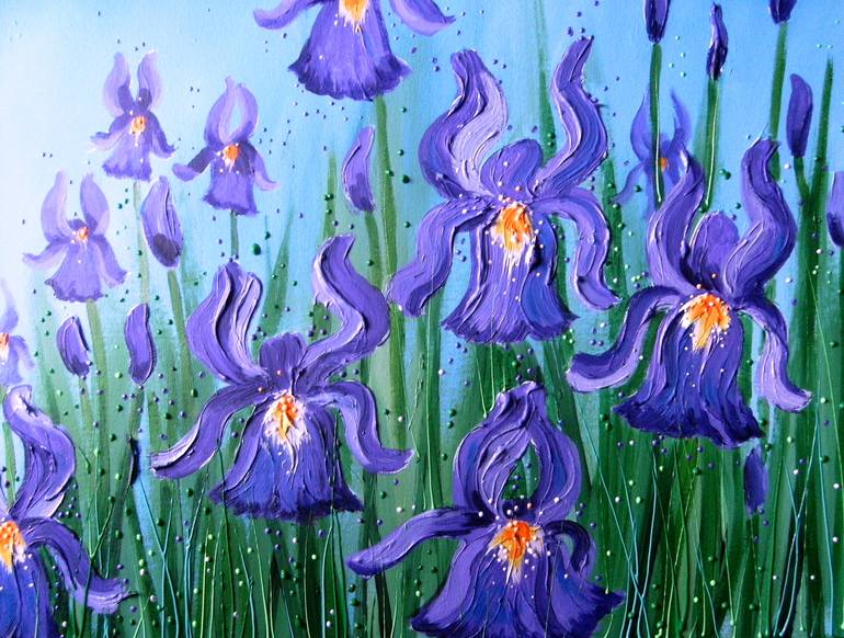 Original Floral Painting by Angie Livingstone