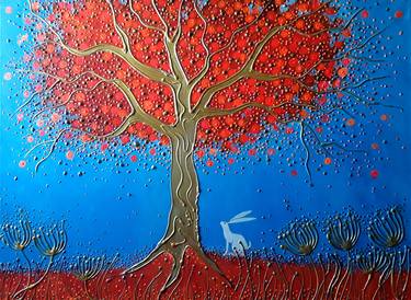 Print of Fine Art Tree Paintings by Angie Livingstone