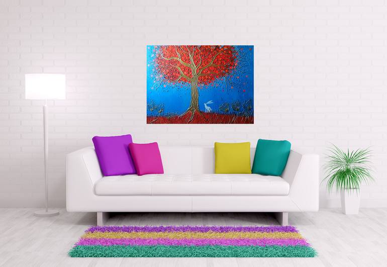 Original Tree Painting by Angie Livingstone