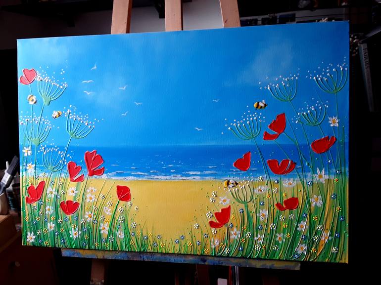 Original Floral Painting by Angie Livingstone