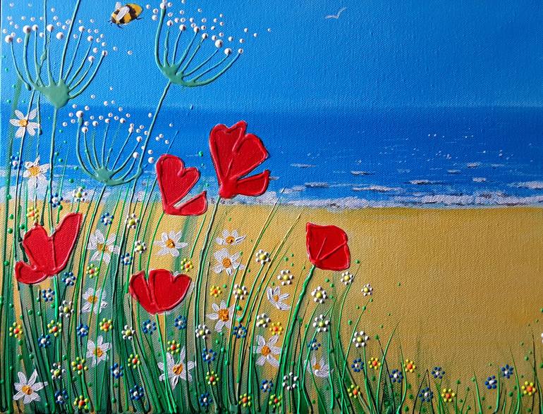 Original Floral Painting by Angie Livingstone