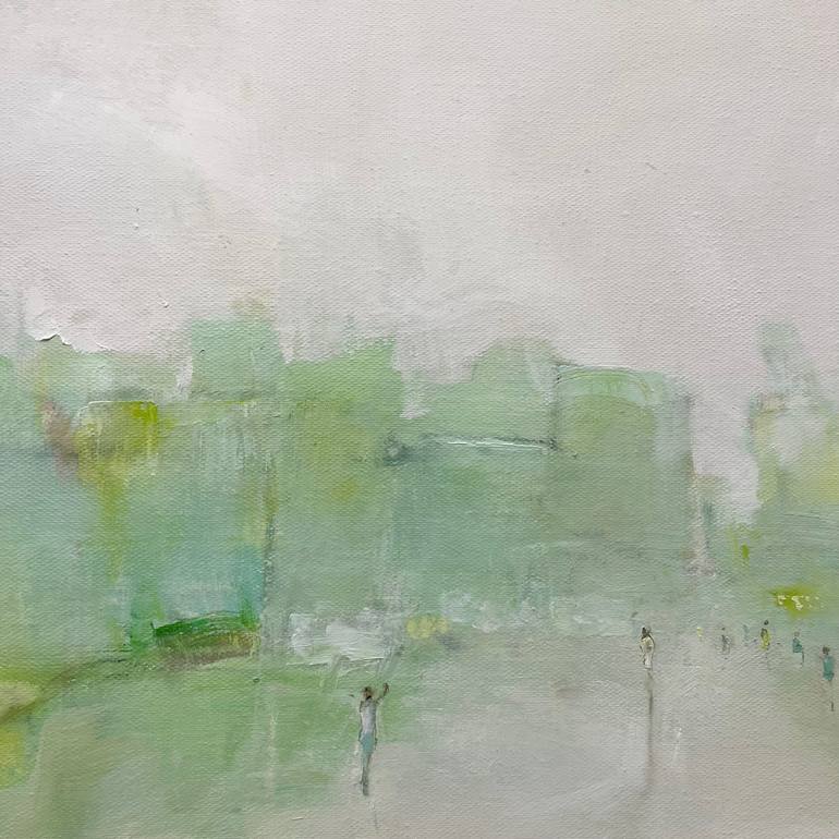 Original Abstract Expressionism Landscape Painting by Romuald Musiolik