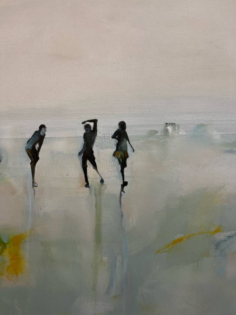 Original Abstract Expressionism Abstract Painting by Romuald Musiolik