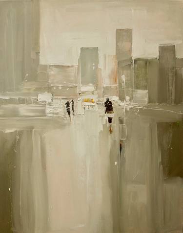 Print of Abstract Expressionism Cities Paintings by Romuald Musiolik