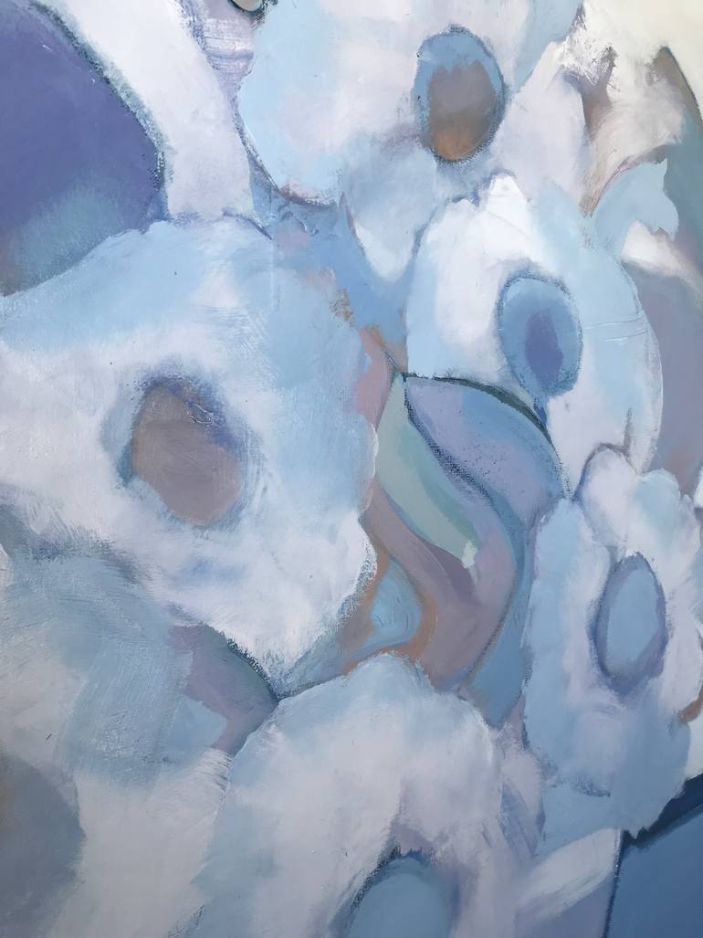 Original Abstract Expressionism Botanic Painting by Romuald Musiolik