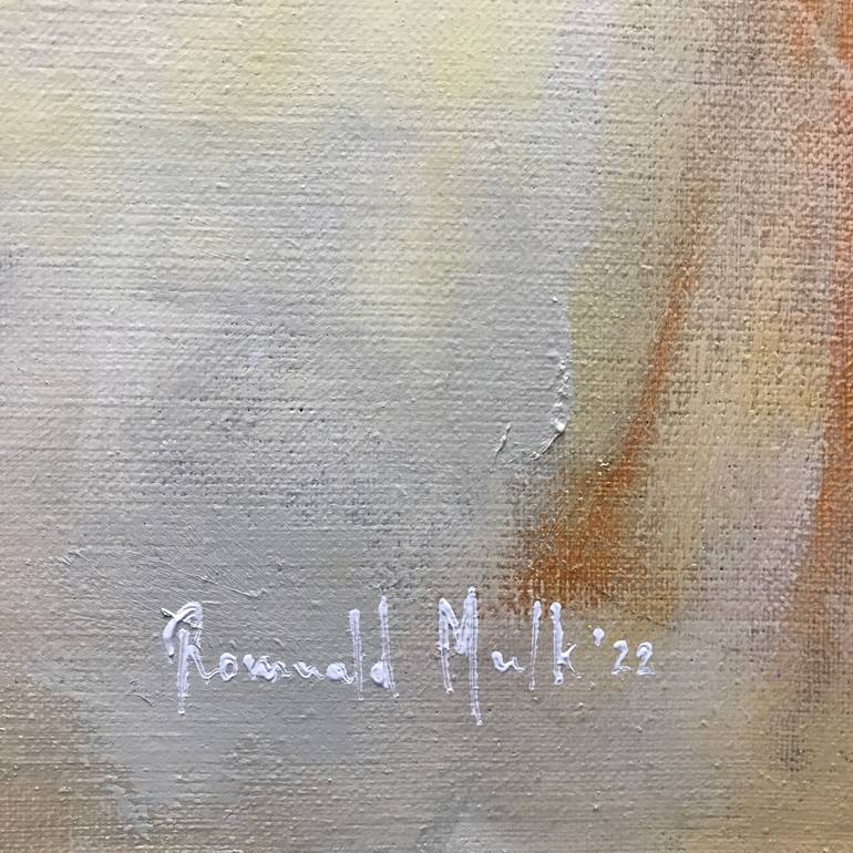 Original Abstract Expressionism Abstract Painting by Romuald Musiolik