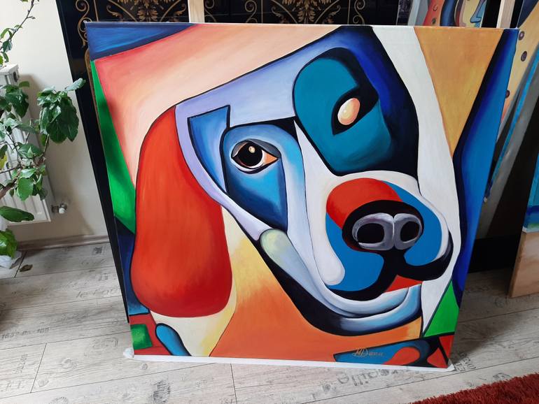 Original Abstract Painting by Denis Mihai