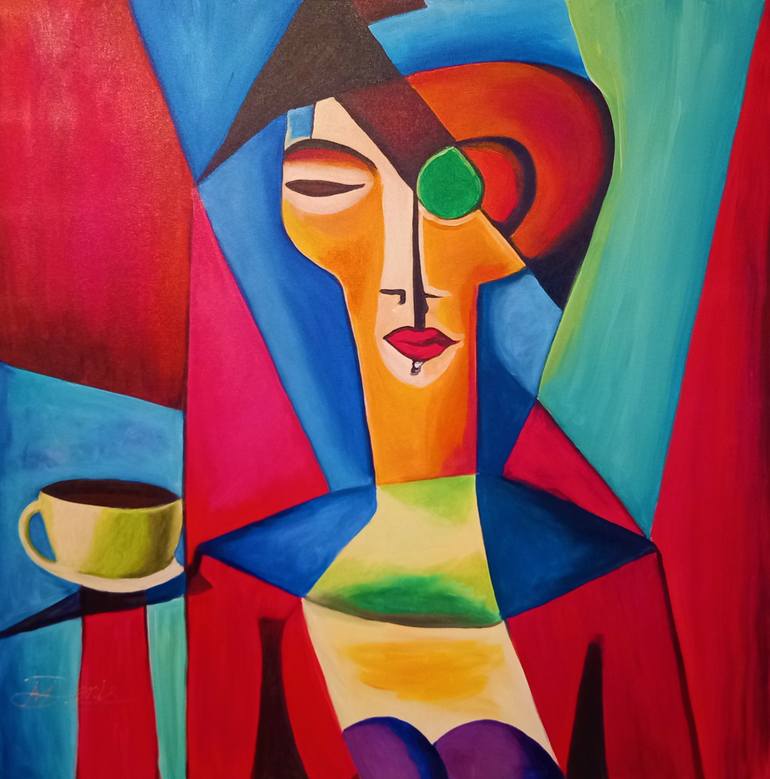Original Abstract Painting by Denis Mihai
