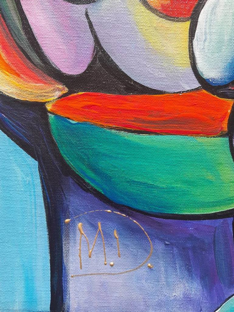 Original Abstract Painting by Denis Mihai