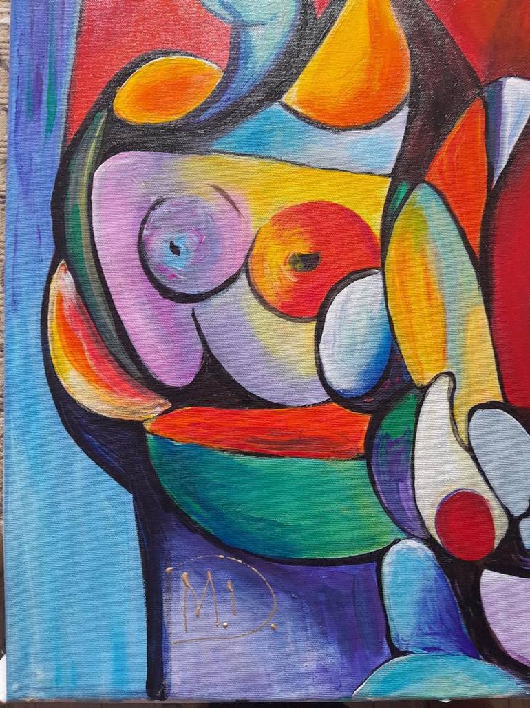 Original Abstract Painting by Denis Mihai