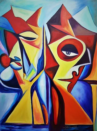 Original Abstract Paintings by Denis Mihai