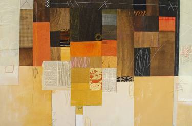 Original Abstract Collage by Virginia Cole