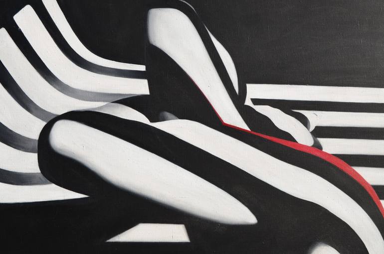 Original Art Deco Body Painting by Olha Kisil