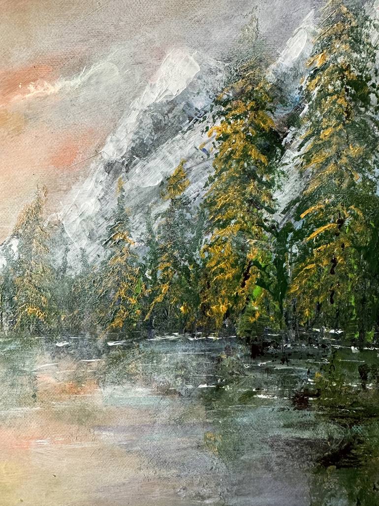 Original Landscape Painting by Misty Lady