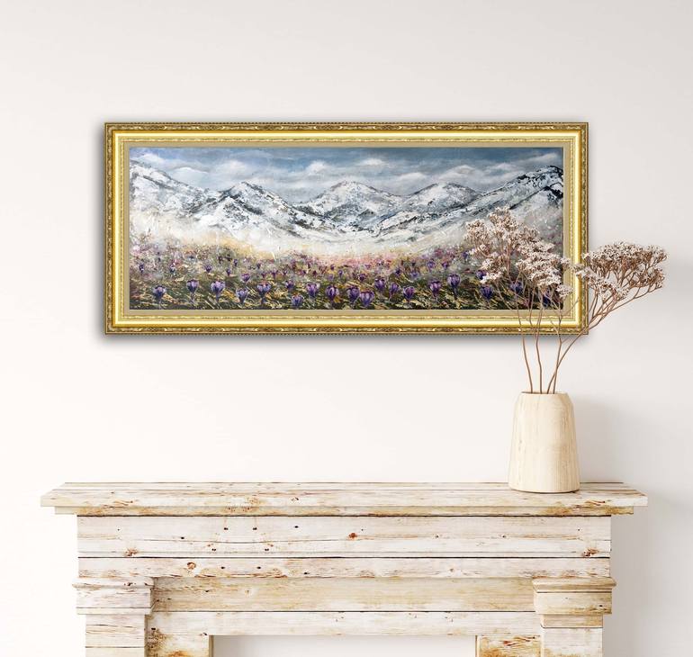 Original Abstract Landscape Painting by Misty Lady