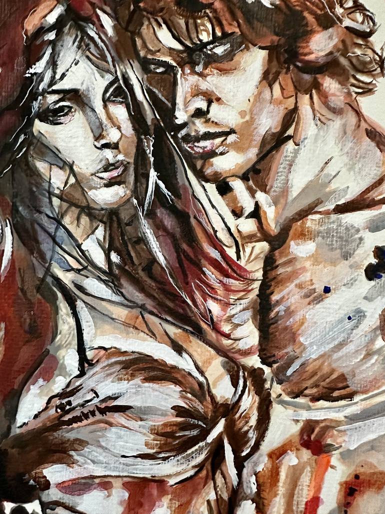 Original Fine Art Erotic Painting by Misty Lady