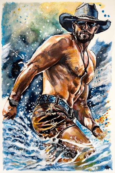 Original Men Paintings by Misty Lady