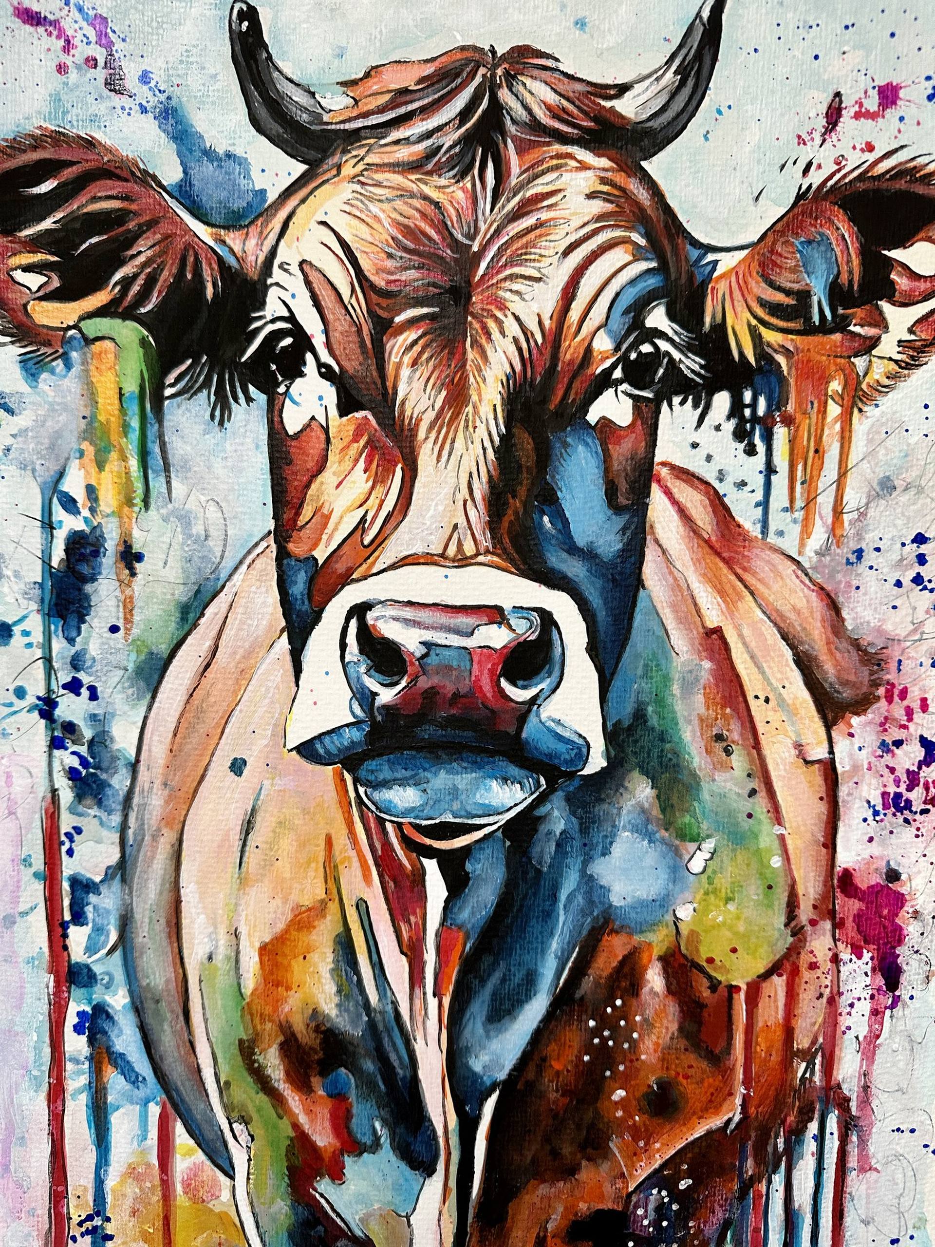 Abstract Cow