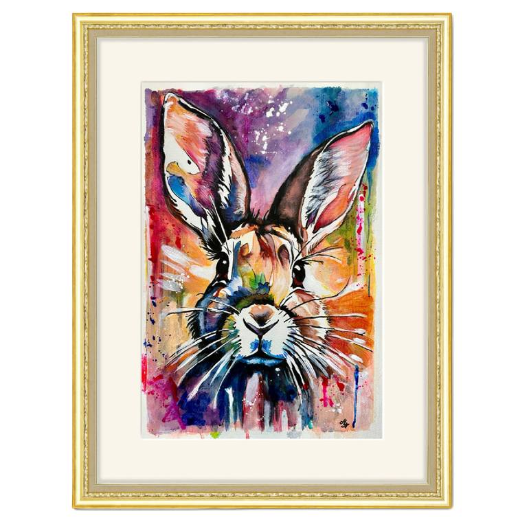 Original Animal Painting by Misty Lady