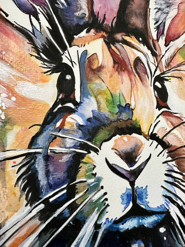 Original Animal Painting by Misty Lady