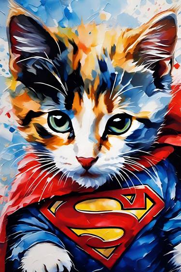 Superman Dressed Kitty thumb
