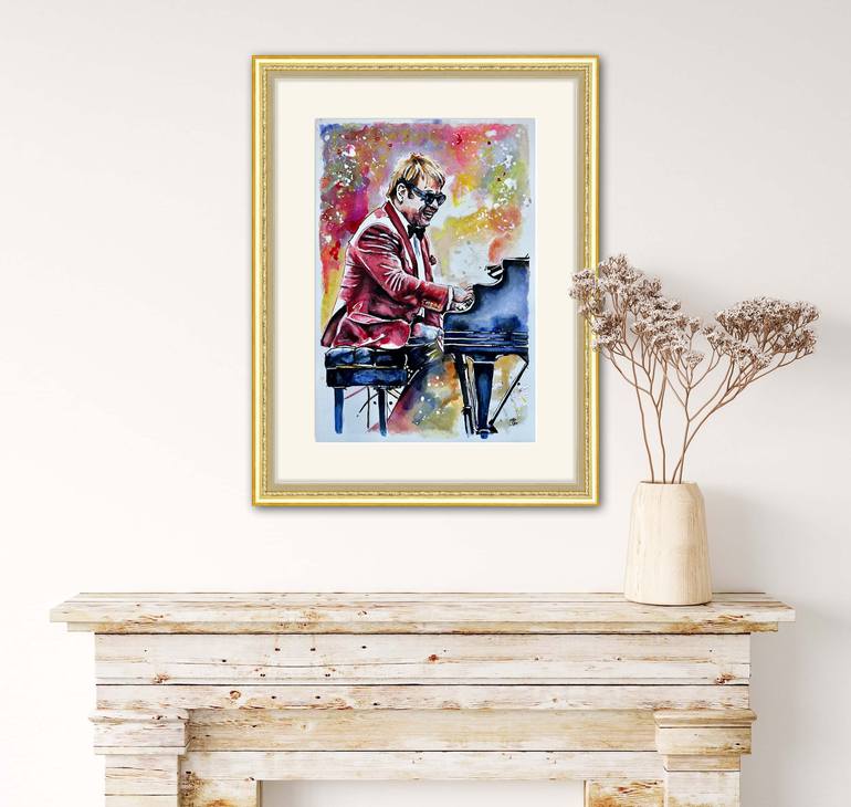 Original Contemporary Celebrity Painting by Misty Lady