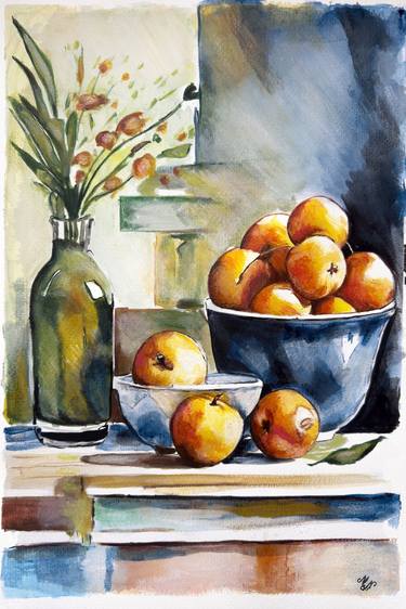 Original Still Life Paintings by Misty Lady