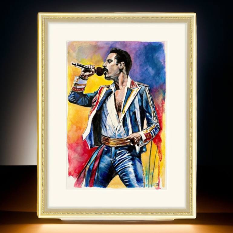 Original Contemporary Celebrity Painting by Misty Lady