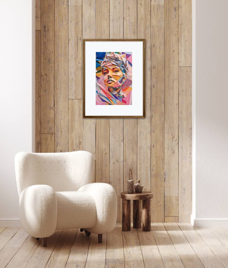 Original Contemporary Geometric Digital by Misty Lady