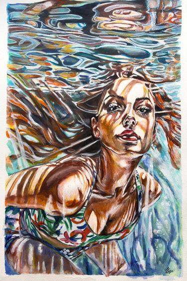 Original Water Paintings by Misty Lady