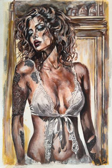 Original Fine Art Nude Paintings by Misty Lady