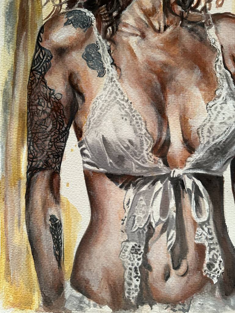 Original Nude Painting by Misty Lady