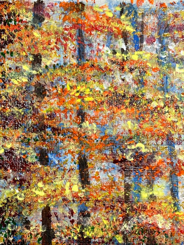 Original Abstract Landscape Painting by Misty Lady