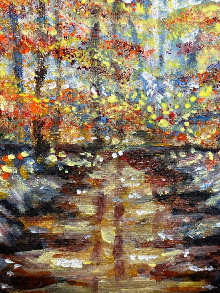 Original Abstract Landscape Painting by Misty Lady