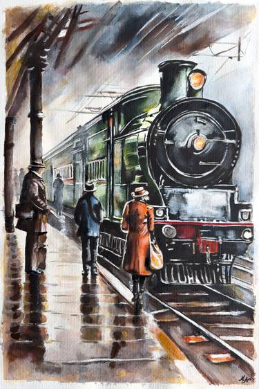 Print of Transportation Paintings by Misty Lady