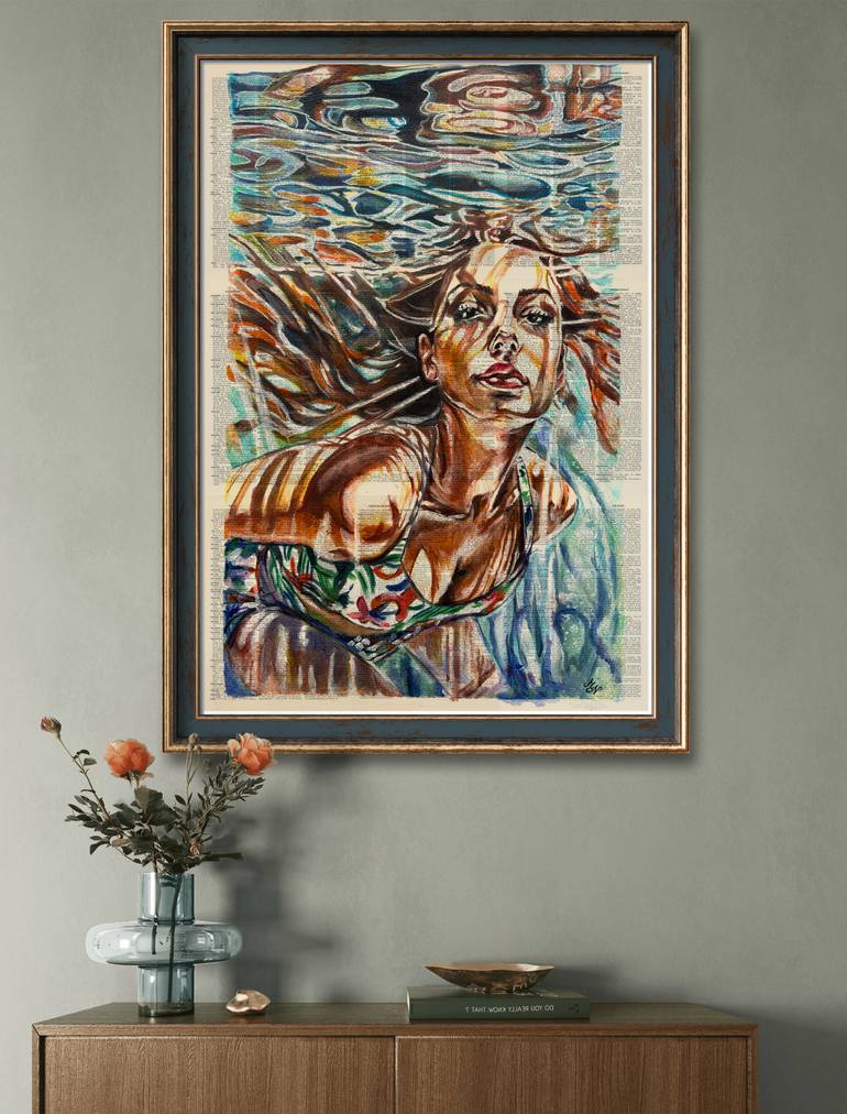 Original Impressionism Sports Digital by Misty Lady
