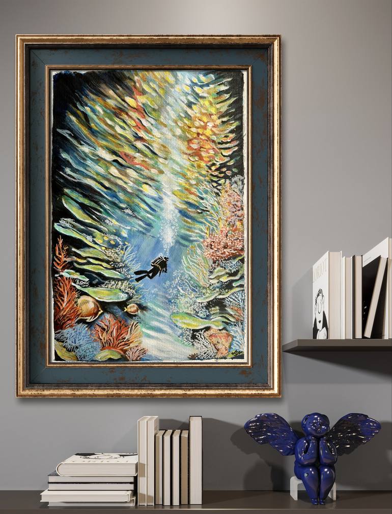 Original Contemporary Nature Painting by Misty Lady