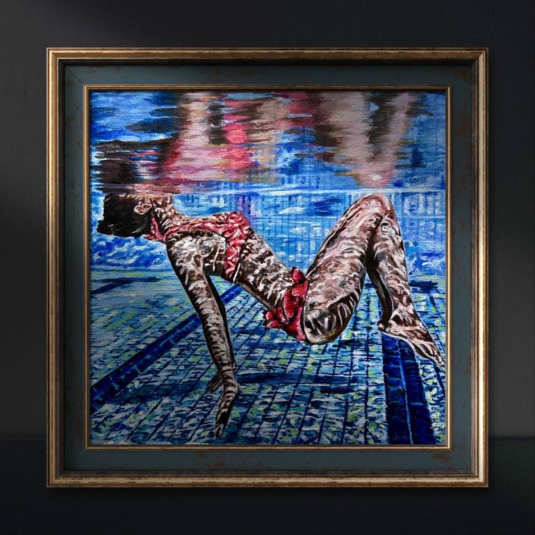 Original Contemporary Sports Painting by Misty Lady