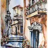 Mediterranean Village by Misty Lady