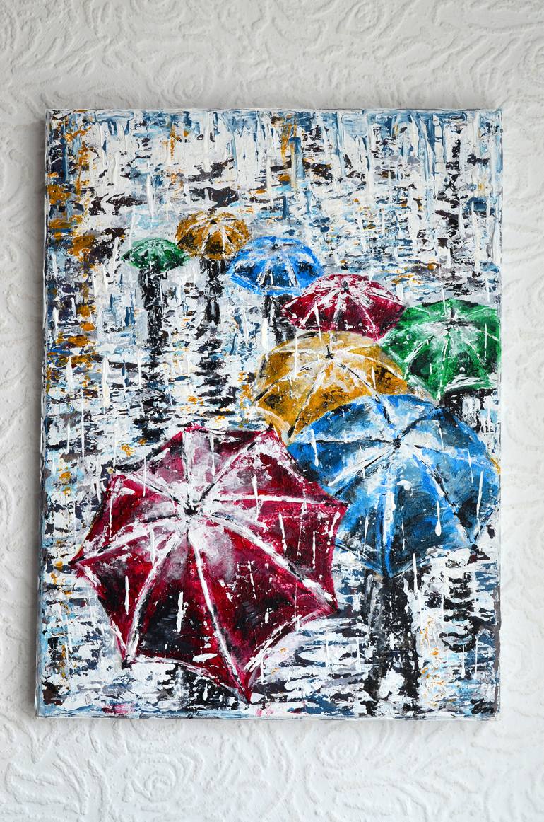 Original Abstract Patterns Painting by Misty Lady