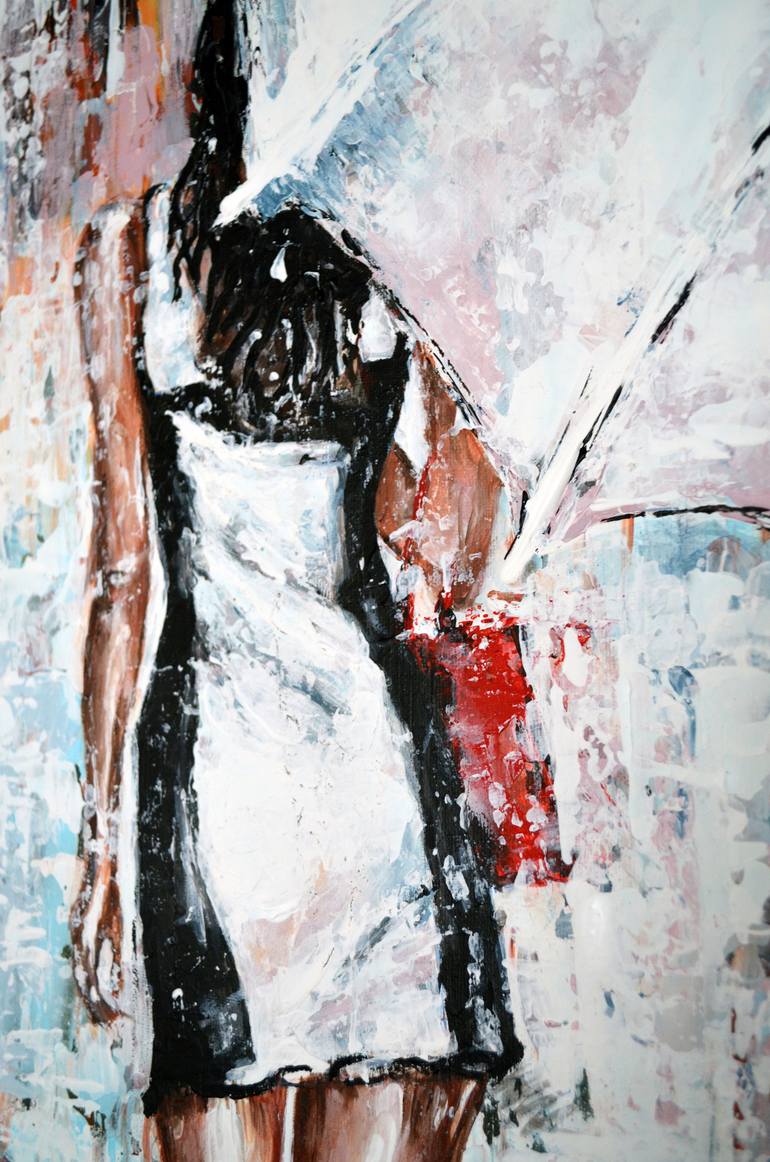 Original Abstract Women Painting by Misty Lady